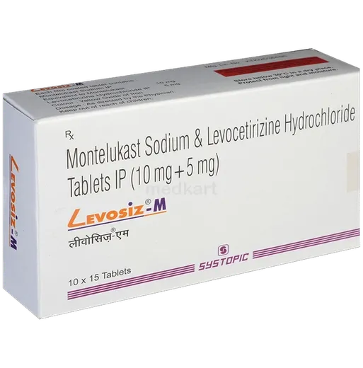 levosiz m tablet 15's